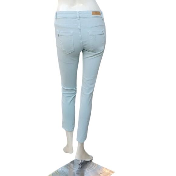 662642....Zara Core Denim Ankle Crop Jeans Size 6, W26" 26"Inseam 7"Rise - Picture 4 of 6